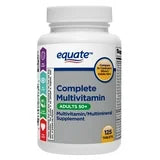 Equate Complete Multivitamin/Multimineral Supplement Tablets, Adults 50+, 125 Count
