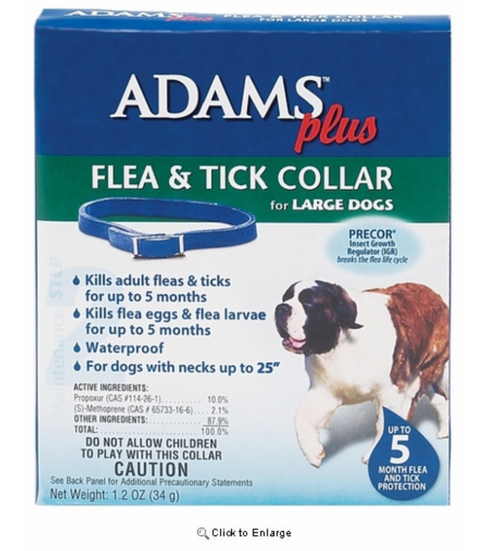 Adams Plus Collar for Large Dogs