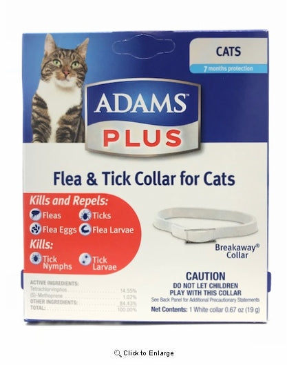 Adams Plus Flea & Tick Collar for Cats